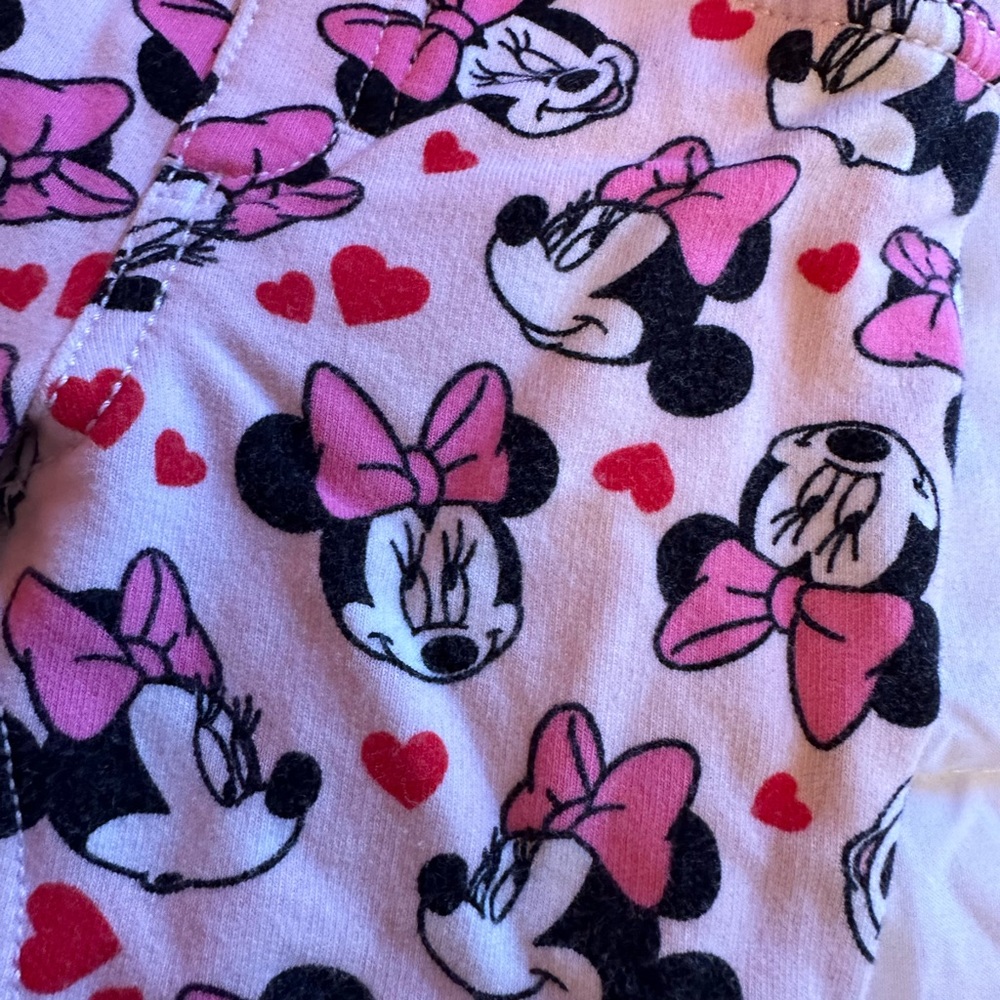 Adorable H&M Disney Minnie Mouse Pink Girls Jeggings EUC